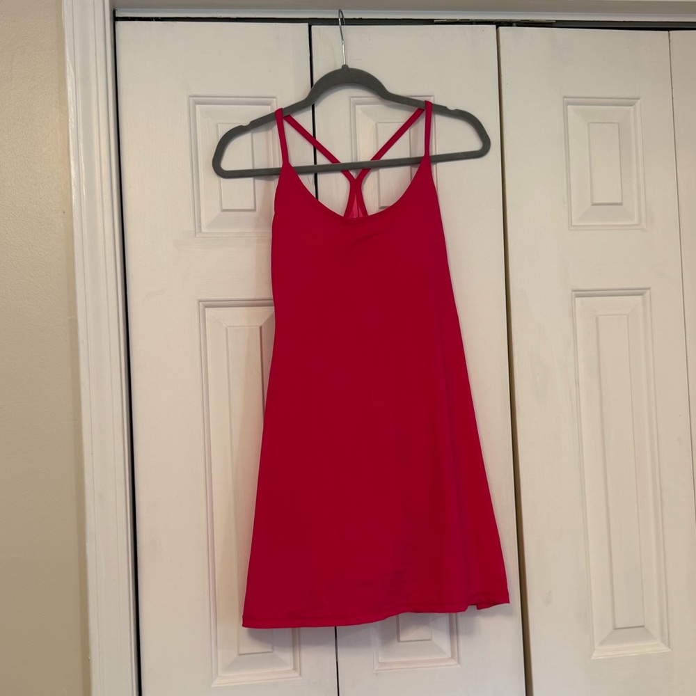 Hot pink tennis dress